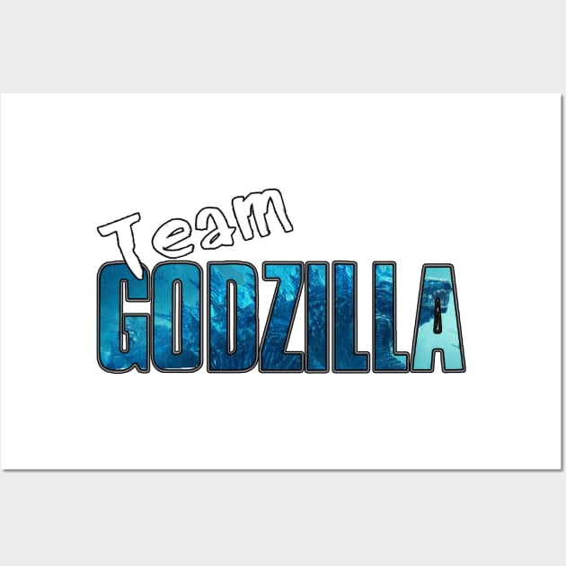 Team Godzilla Wall Art by BackAlly Horror